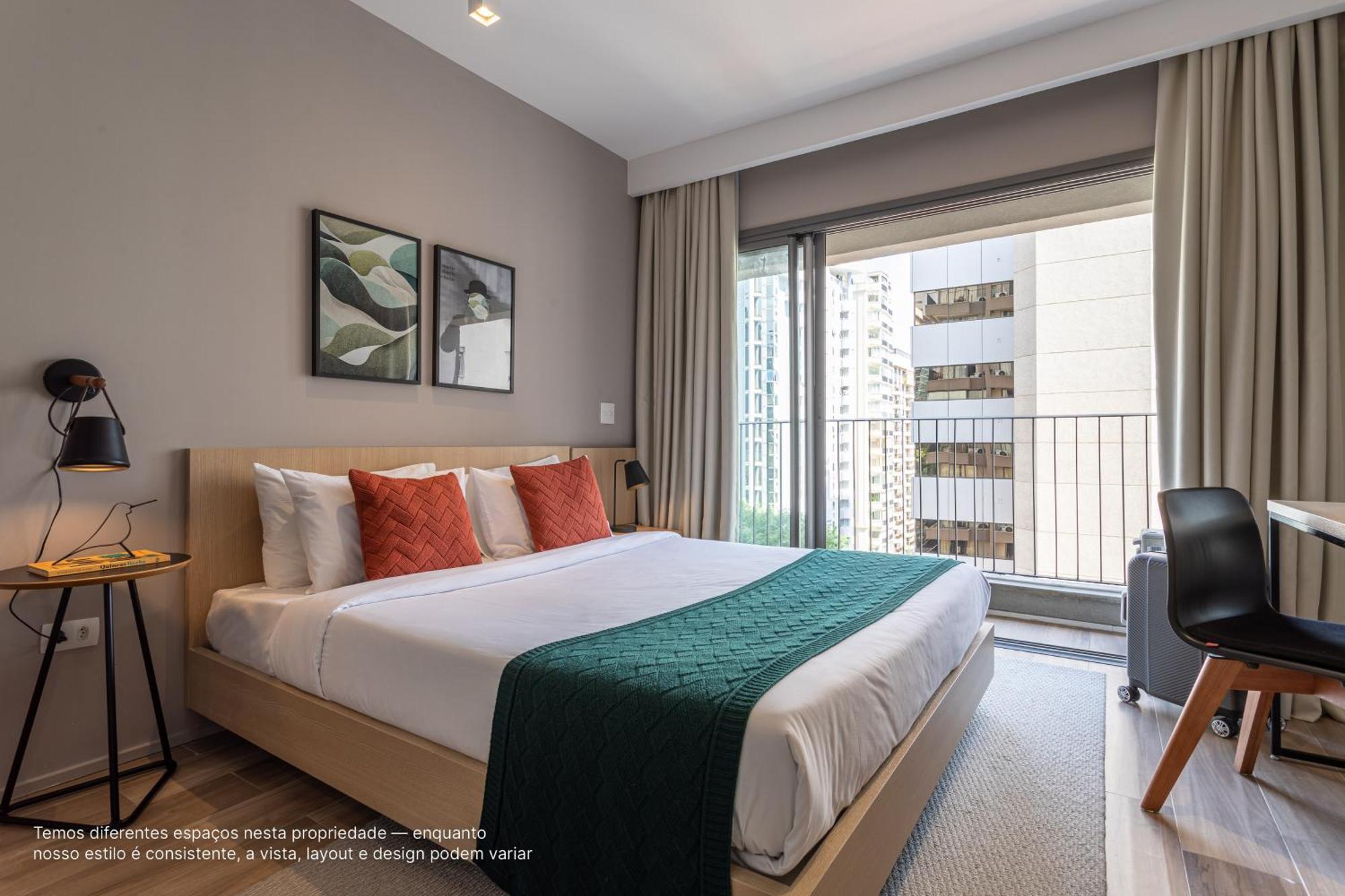 Apartamentos Proximos Ao Masp E A Metros Da Estacao Consolacao E Avenida Paulista - Next Haddock São Paulo Pokoj fotografie