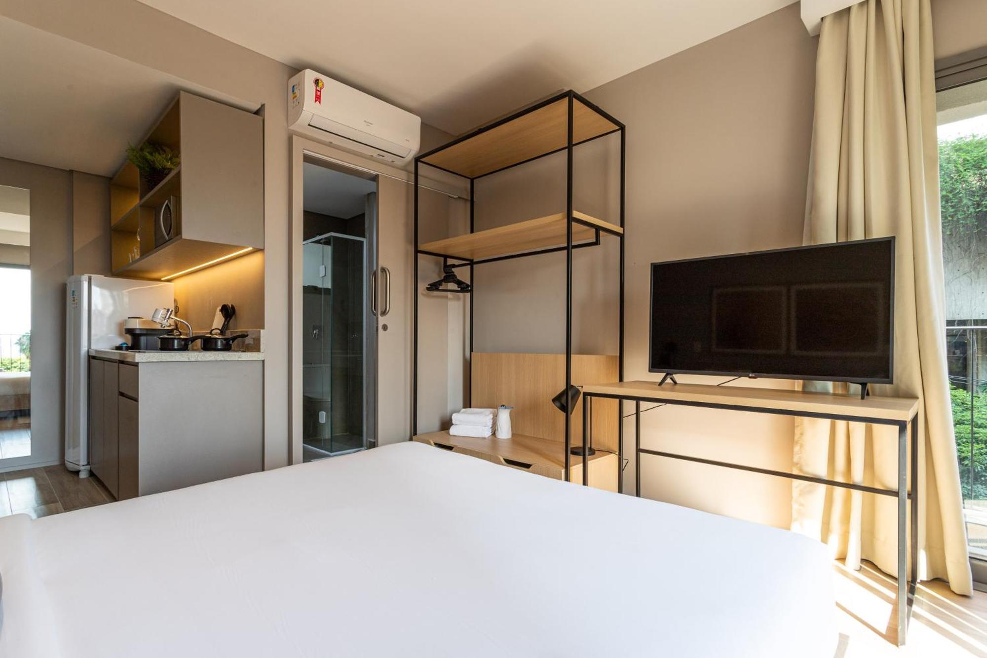 Apartamentos Proximos Ao Masp E A Metros Da Estacao Consolacao E Avenida Paulista - Next Haddock São Paulo Pokoj fotografie